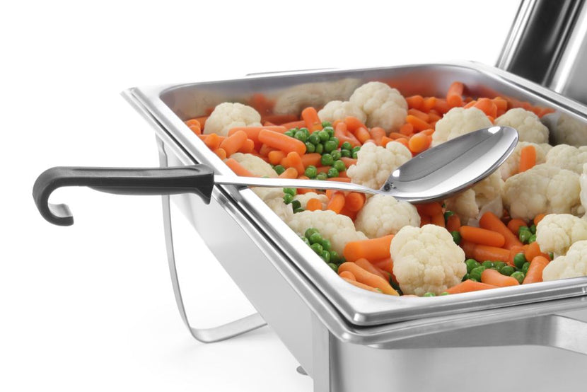 Hendi GN 1/1 chafing dish roestvrij staal – warmhouden van gerechten op het cateringbuffet