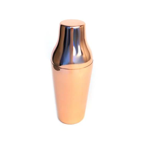 47 Ronin Parisian cocktailshaker 2-delig koperkleurig – elegante shaker voor bar en horeca