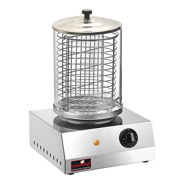 EMGA Hotdogwarmer – worstenwarmer met broodjeshouder voor snackbar en events