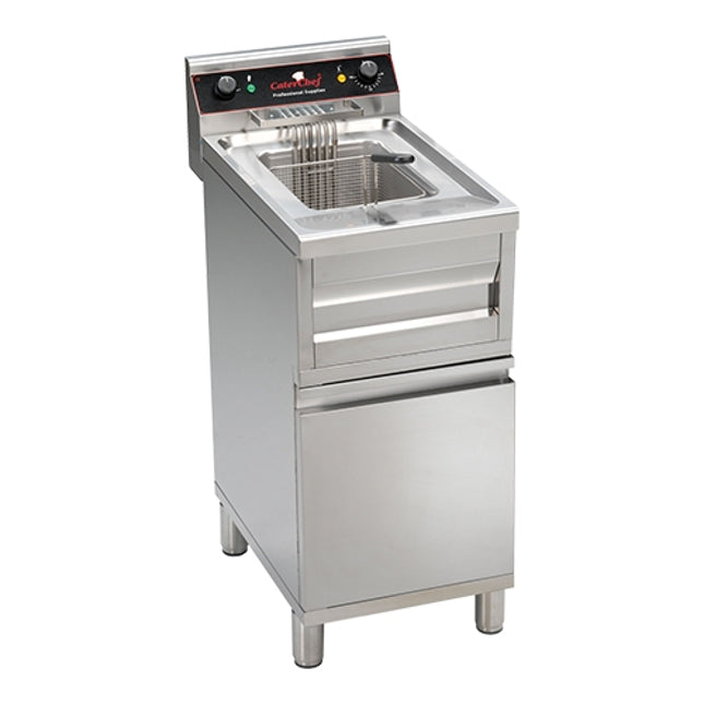EMGA Elektrische friteuse 12 liter 400V – friteuse met krachtstroom voor de horeca