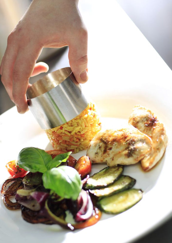 Hendi RVS kookring 70 mm – ronde vormring voor tartaar en mousse in het restaurant