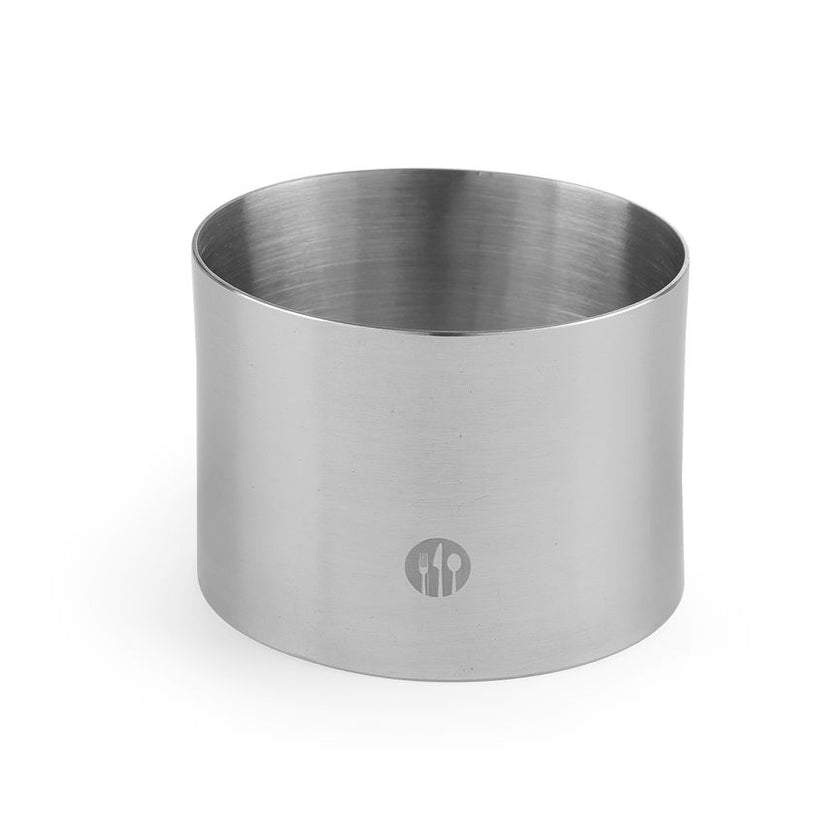 Hendi voedselring RVS rond Ø60x45 mm – kleine bakring voor amuses en desserts in restaurant