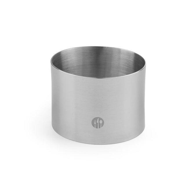 Hendi voedselring RVS rond Ø60x45 mm – kleine bakring voor amuses en desserts in restaurant
