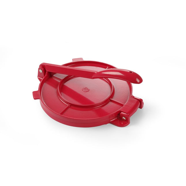 Hendi tortillapers aluminium – handpers voor tortilla's en wraps in restaurant en foodtruck