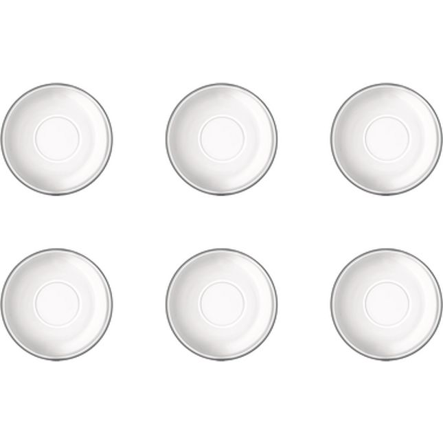 APS Easy Bar theeschotel 14 cm – wit porseleinen onderschotel voor thee in cafés
