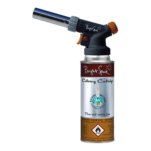 EMGA Flametastic brander van opzij – ergonomische greep voor de professionele kok