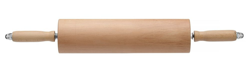 Hendi deegroller hout 75x380/590 mm – gelagerde houten deegroller voor bakkerij en keuken