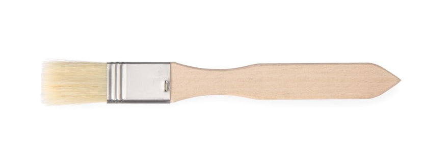 Hendi boter- en bakkwast plat 20x210 mm – bakkwast met houten steel voor bakkerij en keuken