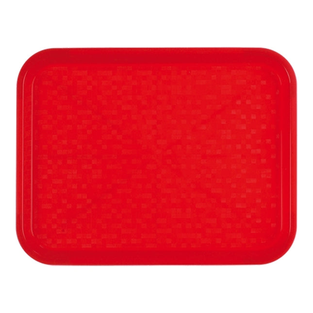 EMGA Dienblad Rol-Ex polypropyleen rood – rood serveerblad voor zelfbediening