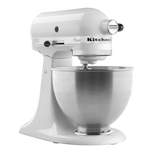 EMGA KitchenAid keukenmachine 4,3 liter K45 wit – mixer voor bakkerij en keuken