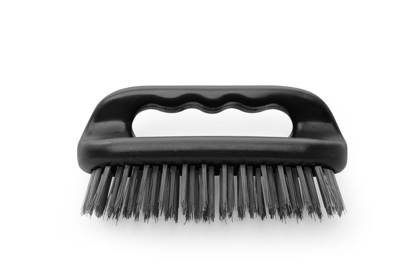 Hendi staalborstel 150x55 mm – compacte handborstel voor het reinigen van keukenapparatuur