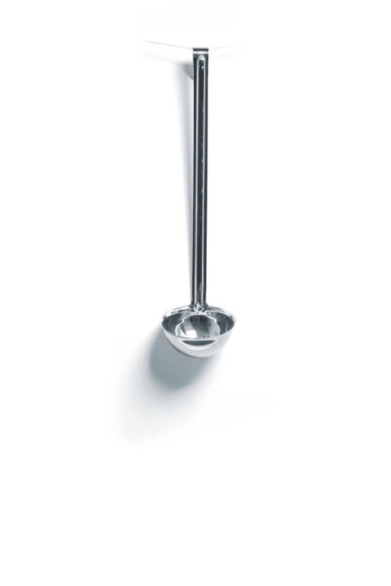 RVS opscheplepel Hendi 0,10 liter – lange steel voor comfortabel opscheppen uit diepe pannen