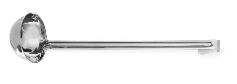 Hendi opscheplepel RVS 90x360 mm 0,10 l – Kitchen Line soeplepel voor grootkeuken en catering