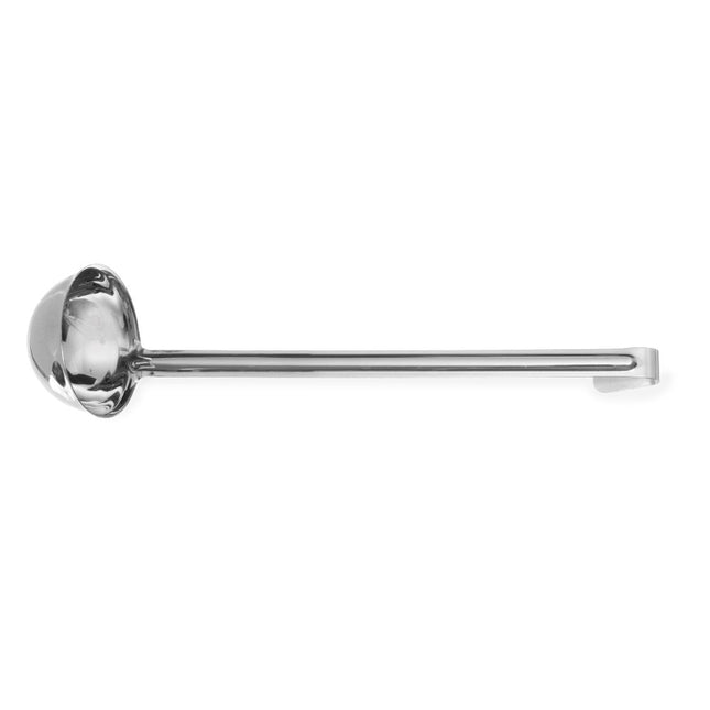 Hendi opscheplepel RVS 90x360 mm 0,10 l – Kitchen Line soeplepel voor grootkeuken en catering