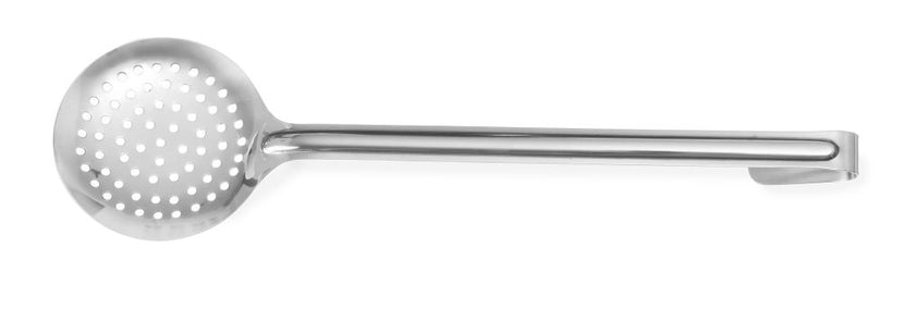 Hendi schuimspaan RVS 115x430 mm Kitchen Line – lange schuimspaan voor grote pannen in de horeca