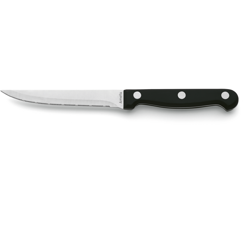 Amefa steakmes 21,7 cm met Franse kartel – scherp rvs vleesmes voor restaurants