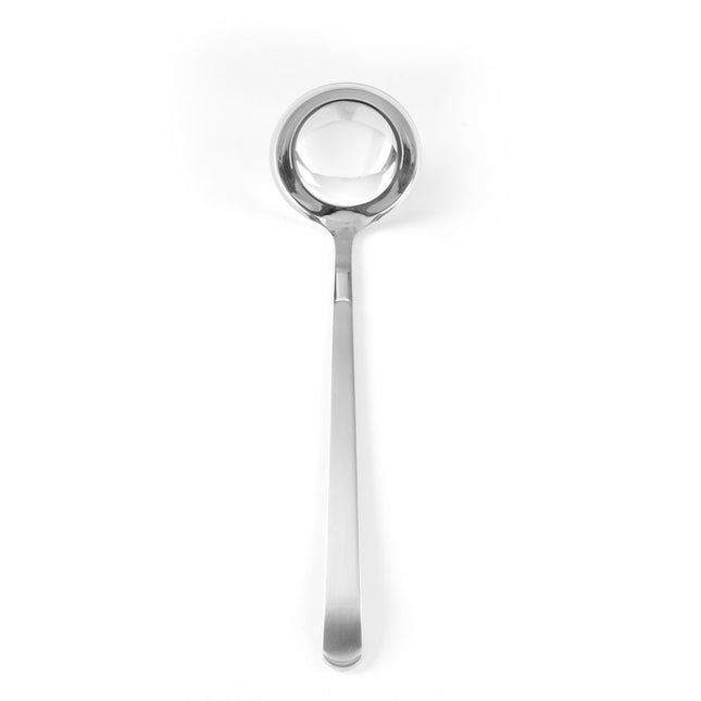 Hendi soeplepel RVS 85x308 mm – grote pollepel voor soepketels in catering en grootkeuken