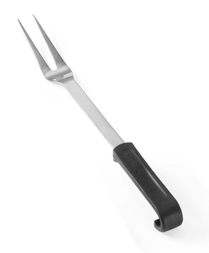 Hendi vleesvork RVS 345 mm met PP handgreep – braadvork voor grill, oven en restaurantkeuken