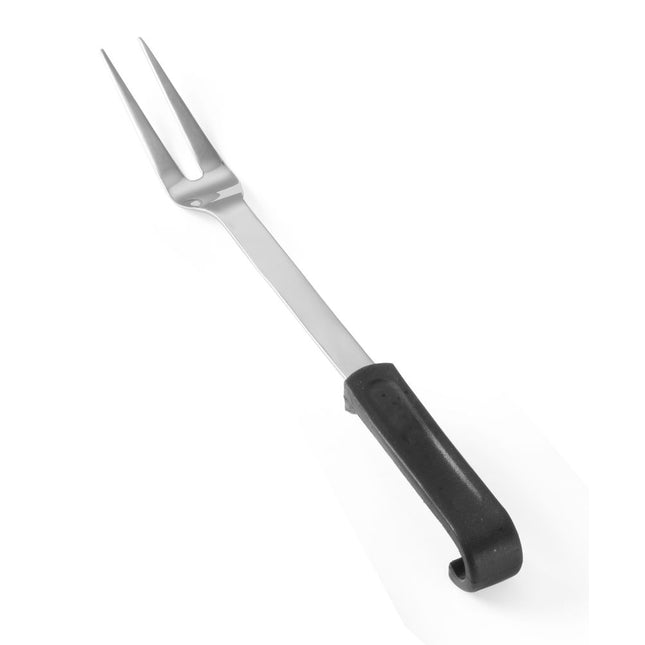 Hendi vleesvork RVS 345 mm met PP handgreep – braadvork voor grill, oven en restaurantkeuken