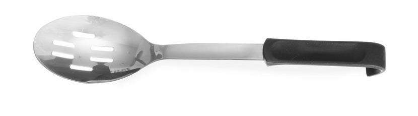 Hendi schuimspaan RVS ovaal 345 mm – zeeflepel met PP greep voor frituur en kookketel