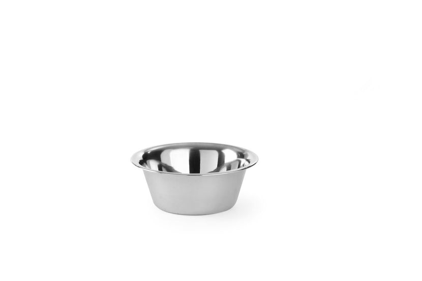 Hendi keukenschotel RVS 160x63 mm 0,8 liter – roestvrijstalen serveerschaal voor keuken en buffet