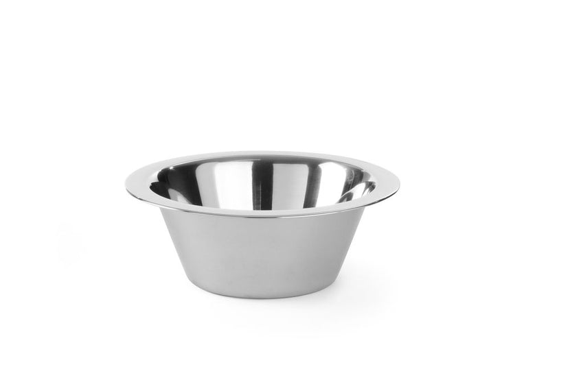 Hendi keukenschotel RVS 250x84 mm 2,3 liter – ruime RVS schaal voor restaurant en grootkeuken