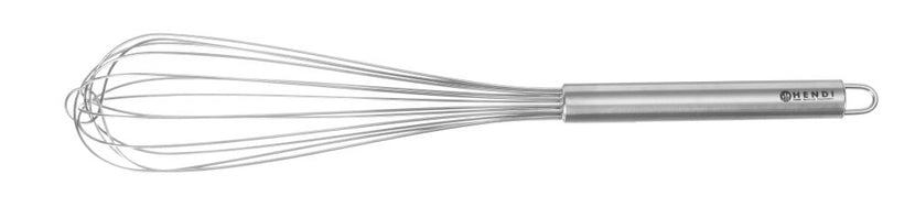 Hendi garde 7-draads RVS 350 mm – lange klopgarde met ophangoog voor grote pannen en ketels