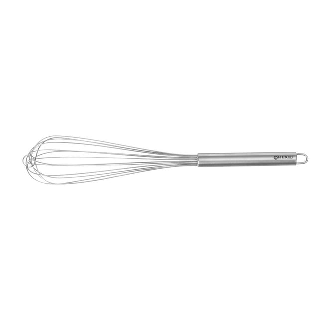 Hendi garde 7-draads RVS 350 mm – lange klopgarde met ophangoog voor grote pannen en ketels