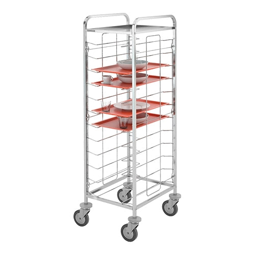 EMGA Dienblad- en regaalwagen 1x12 – transportwagen voor dienbladen in de kantine