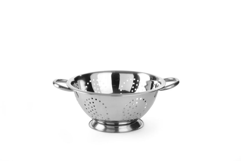 Hendi vergiet RVS 240x110 mm Kitchen Line – vergiet op voet met grepen voor pasta en groenten