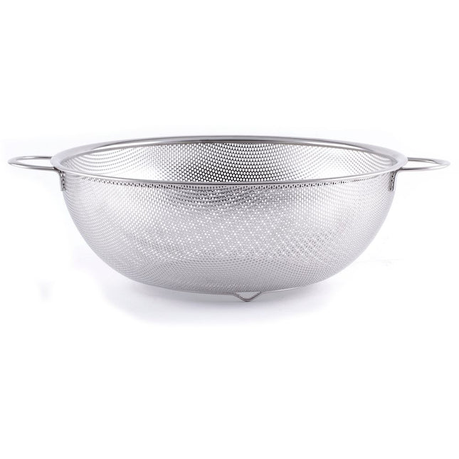 Hendi vergiet geperforeerd Ø315x120 mm – groot roestvrijstalen vergiet voor cateringkeuken