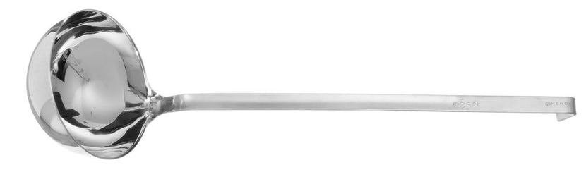Hendi opscheplepel RVS 165x480 mm 1,0 liter Profi Line – extra grote schep voor grootverbruik