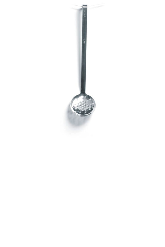 Hendi schuimspaan RVS 80x390 mm Profi Line – geperforeerde lepel voor uitlekken en afscheppen