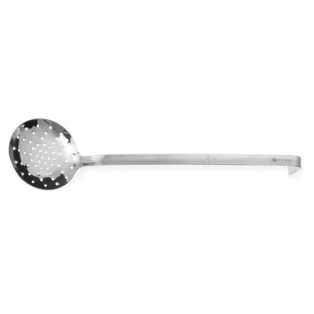 Hendi schuimspaan RVS 100x400 mm Profi Line – zeeflepel voor frituren en blancheren in de keuken