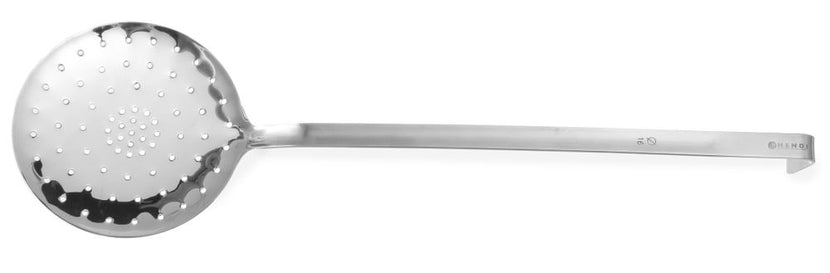 Hendi schuimspaan RVS 160x530 mm Profi Line – XL zeeflepel voor grootkeuken en cateringketels