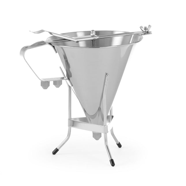 Hendi fondanttrechter RVS 1,5 liter Kitchen Line – doseertrechter voor beslag en saus