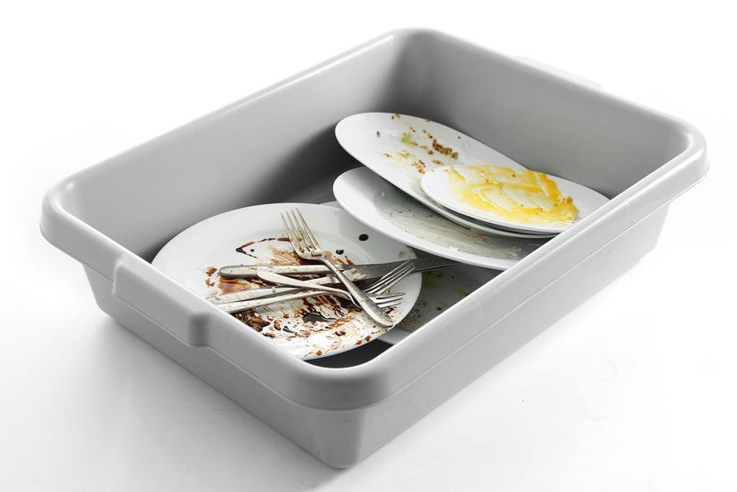Hendi afruimbak grijs 555x410x130 mm – polypropyleen afruimbak voor restaurant en bediening