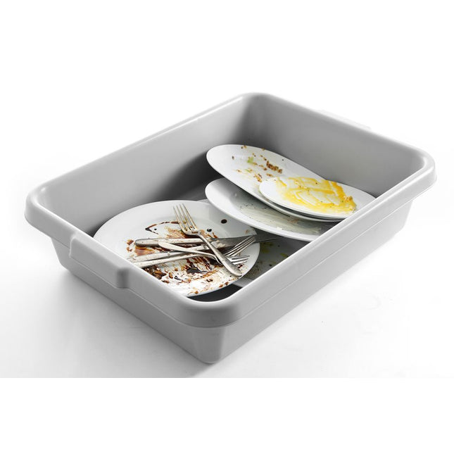 Hendi afruimbak grijs 555x410x130 mm – polypropyleen afruimbak voor restaurant en bediening