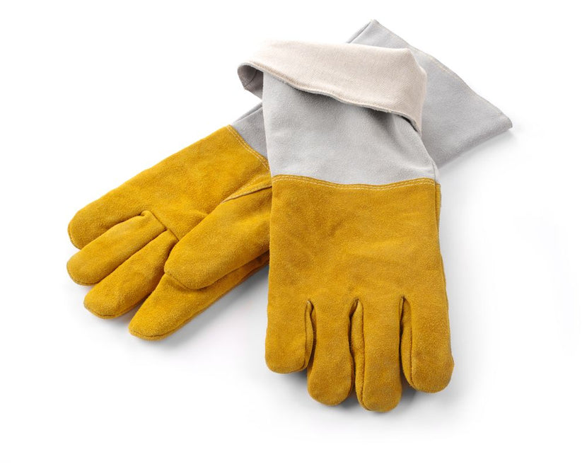 Leren ovenwant Hendi 460 mm – lange manchet beschermt onderarm bij hete ovenschalen