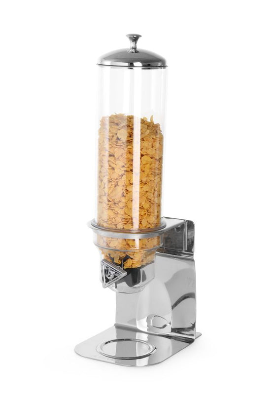 Hendi multi dispenser RVS 4,0 liter 184x240x600 mm – doseerunit voor granen en cornflakes