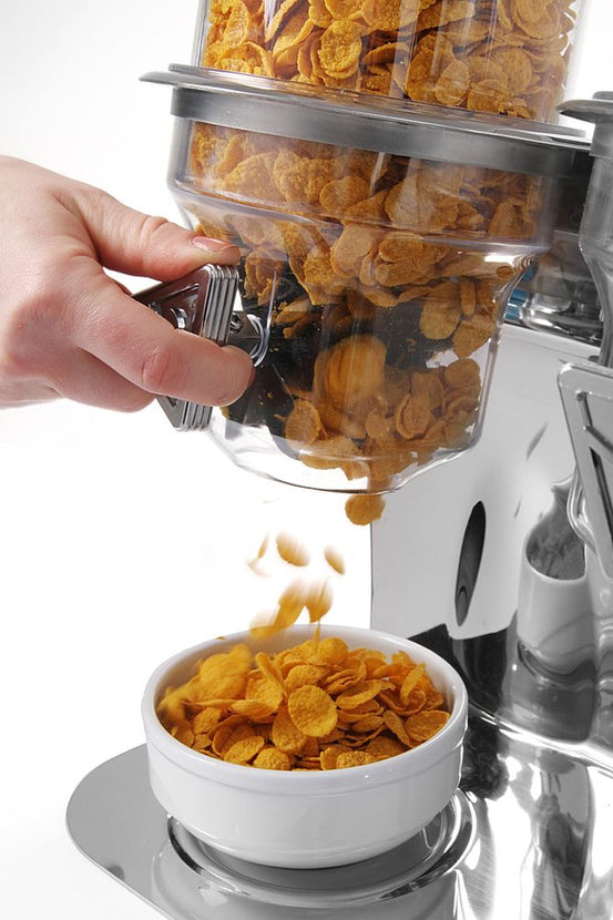 Roestvrijstalen multi dispenser Hendi 4 liter – buffetdispenser voor ontbijtbuffet in het hotel