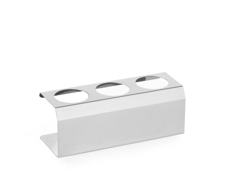 Hendi sausstandaard RVS voor 3 flacons 20 cl – dispenserhouder voor sauzen op het buffet