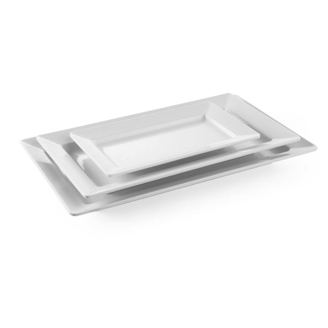 Hendi plateau rechthoekig melamine 360x205x38 mm – serveerschaal voor buffet en catering