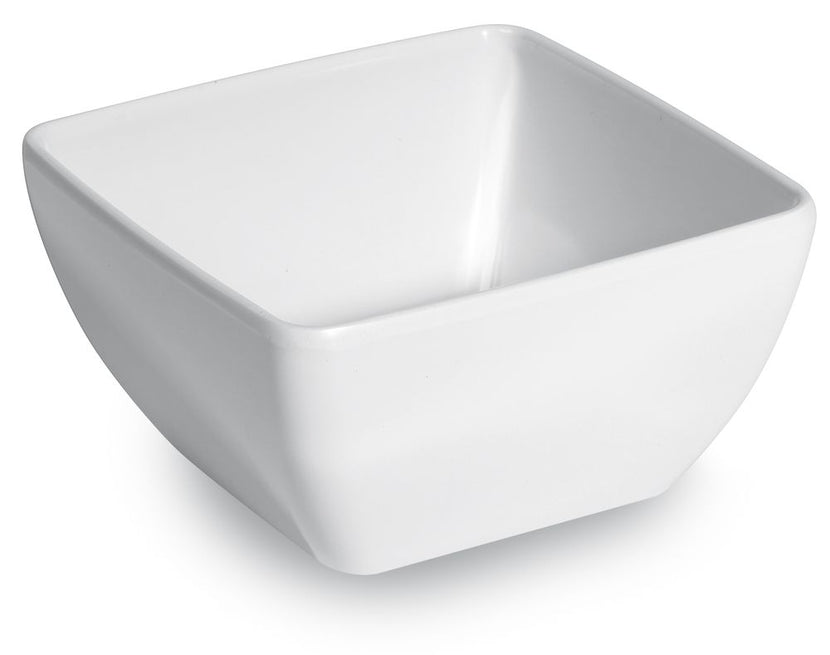Hendi bakje vierkant melamine 130x130x65 mm – klein presentatiebakje voor buffet en tapas