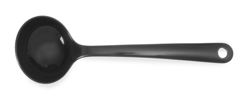 Hendi sauslepel zwart PBT 0,07 l 235 mm – hittebestendige lepel voor saus in de horeca