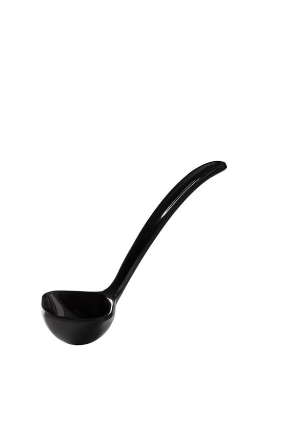 Hendi sauslepel SAN 40 ml 170 mm zwart – compacte serveerlepel voor saladebar en buffet