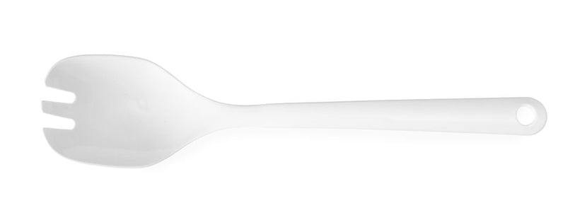 Hendi saladevork wit PBT 305 mm – kunststof slavork voor buffet, catering en saladebar