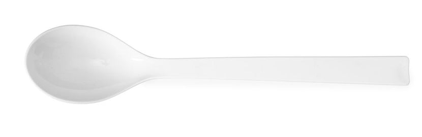 Hendi saladelepel SAN wit 335 mm 0,06 l – lange buffetlepel voor grote saladeschalen