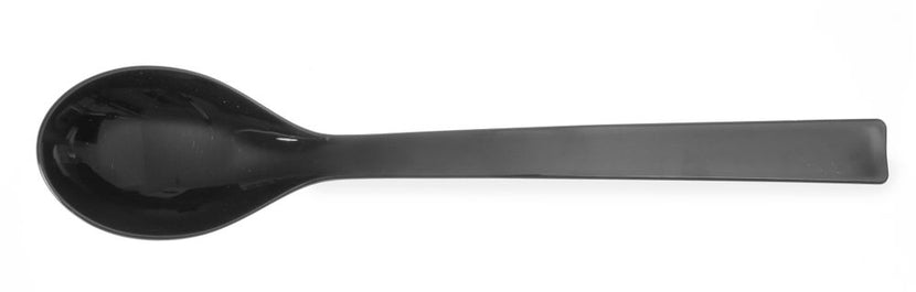 Hendi saladelepel SAN zwart 335 mm 0,06 l – lange kunststof serveerlepel voor catering