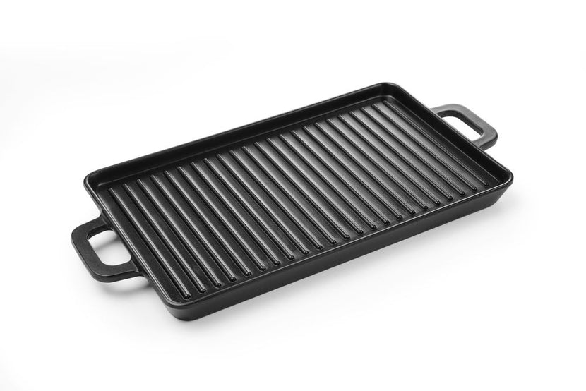 Hendi grillpan melamine zwart Little Chef 320x162x20 mm – serveerplank voor grillgerechten